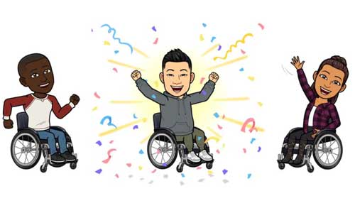 Snapchat lance ses premiers avatars fauteuil-roulant