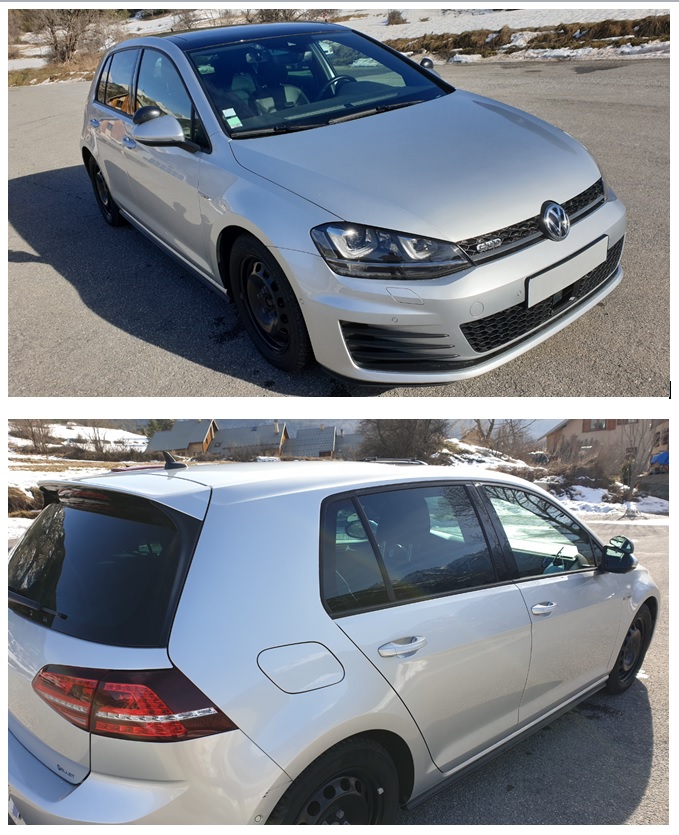 VOLSKWAGEN GOLF VII + INVERSION PEDALE ELECTRONIQUE + TELECOMMANDE AU VOLANT