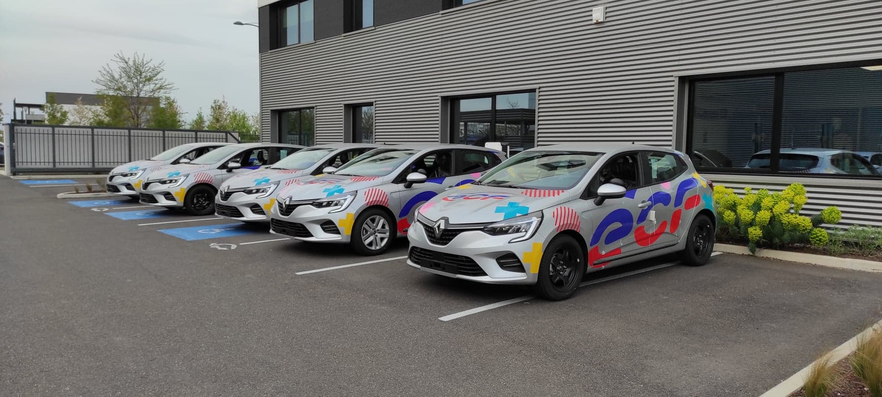 Flotte Renault Clio V ECF Autoécole Handi conduite Pimas