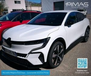 Renault Mégane E-Tech combiné télécommande intuitif Pimas