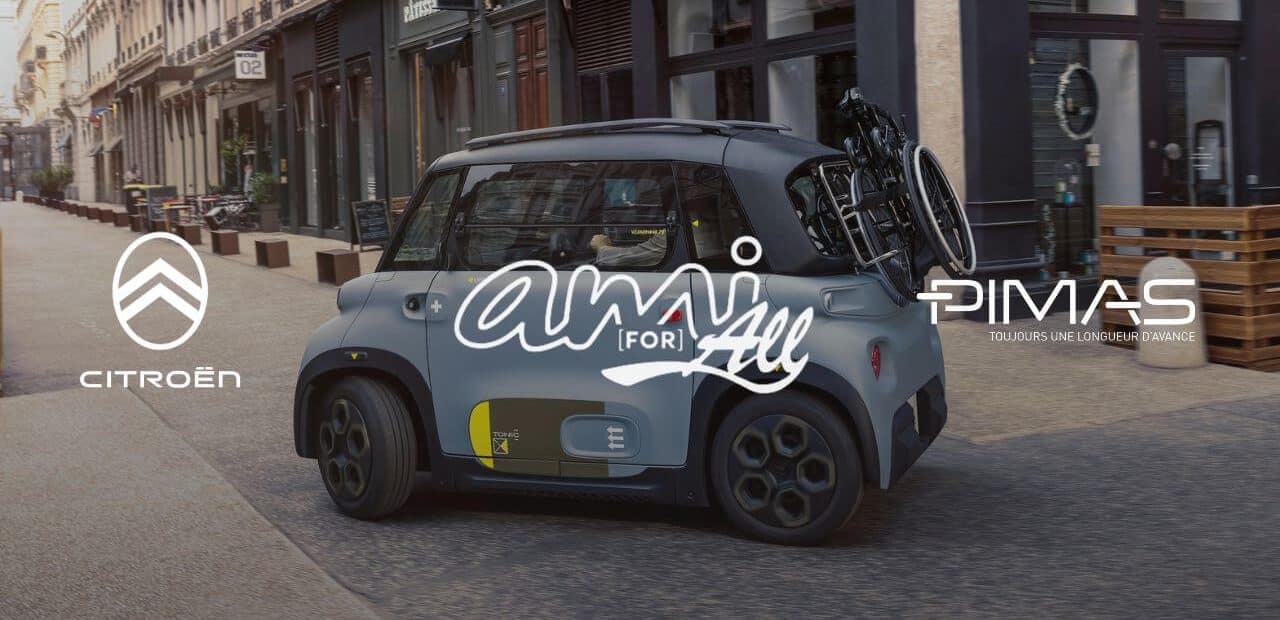 Citroën AMI : L'AMI For All, Une solution de mobilité électrique pour tous  - Pimas