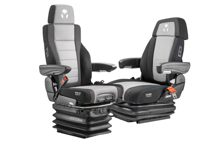 Sièges Ergonomiques pour engins spéciaux avec la marque GRAMMER : confort, robustesse et fonctionnalités sur mesure